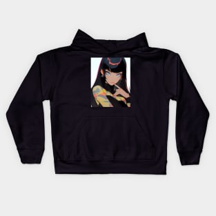 Anime Girl - Lu - AI Kids Hoodie